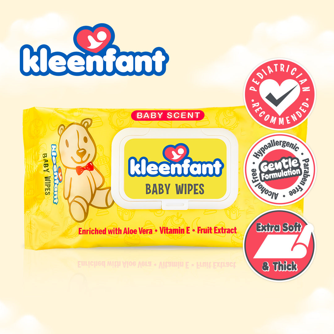 Kleenfant Baby Scent Scented Baby Wipes 108 sheets Pack of 1