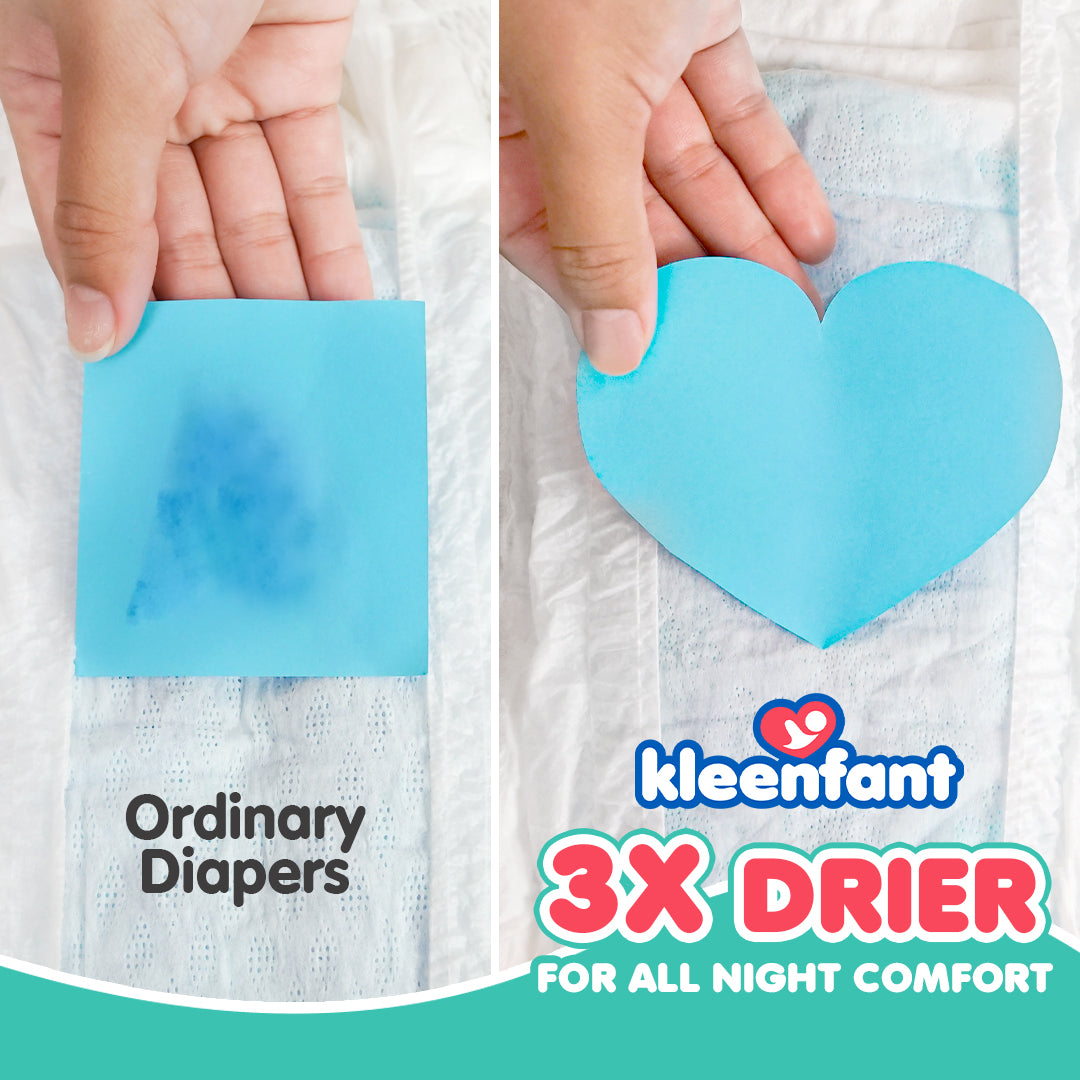 Kleenfant Diaper for Baby Taped Medium Pack of 1, 30 pad Baby Needs Disposable Korean Diaper Babies