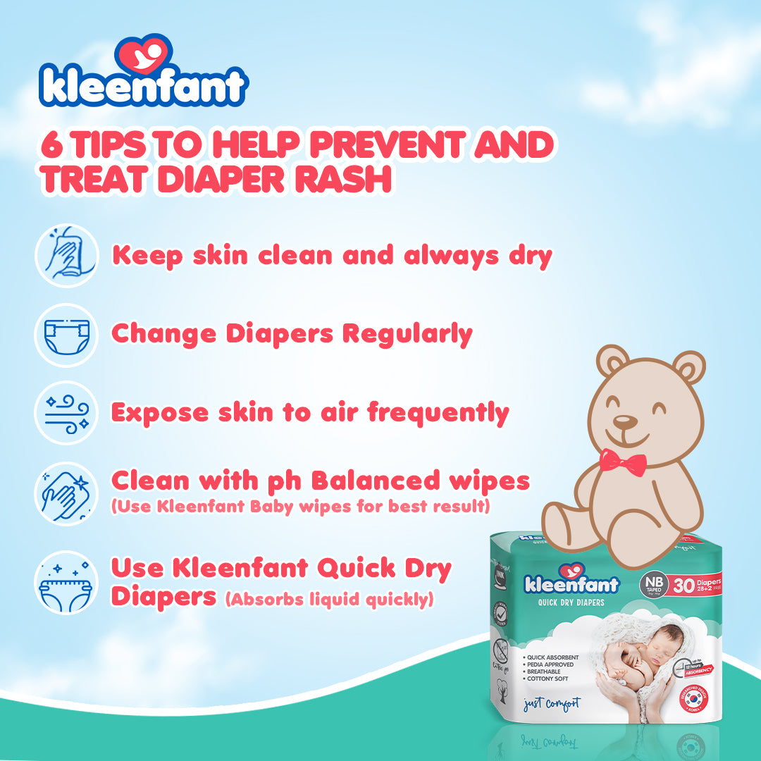 Kleenfant Diaper for Baby Taped Medium Pack of 1, 30 pad Baby Needs Disposable Korean Diaper Babies