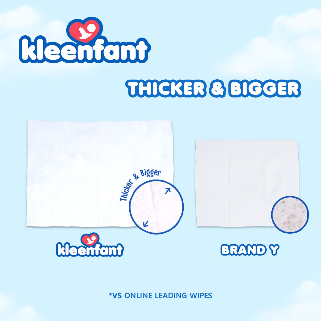 Kleenfant Unscented Baby Wipes 108 sheets Pack of 1