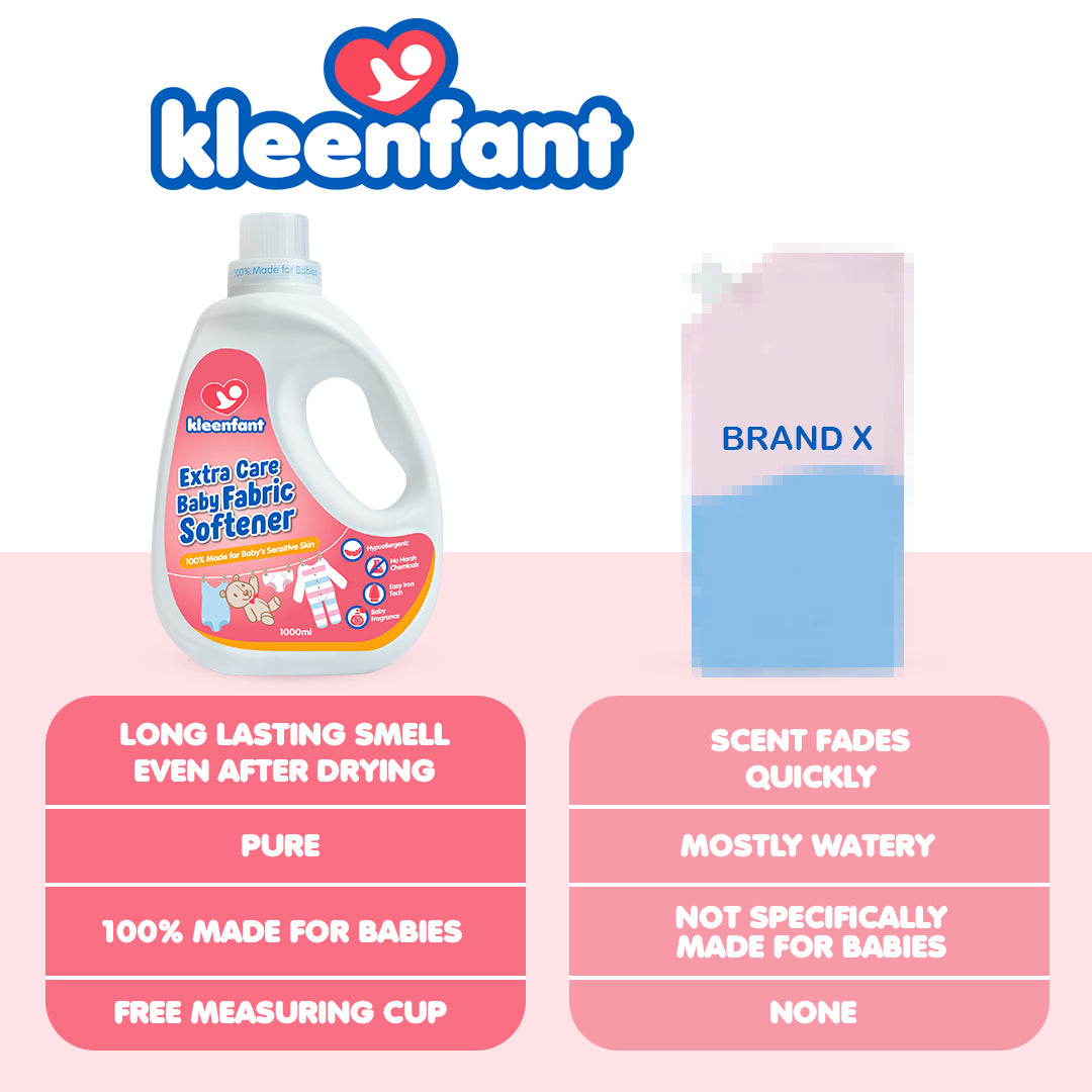 Kleenfant Extra Care Baby Fabric Softener 1L
