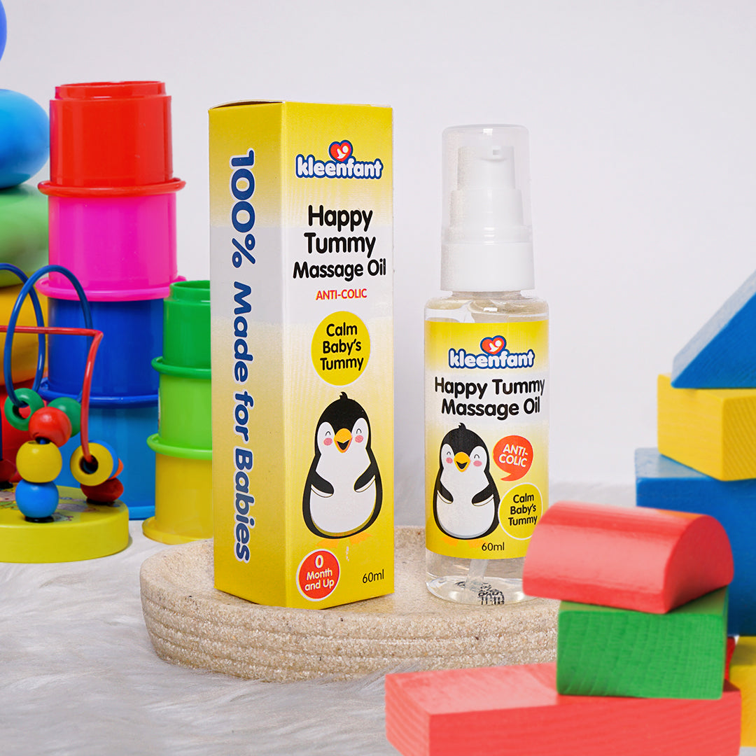 Kleenfant Happy Tummy Massage Oil 60ml