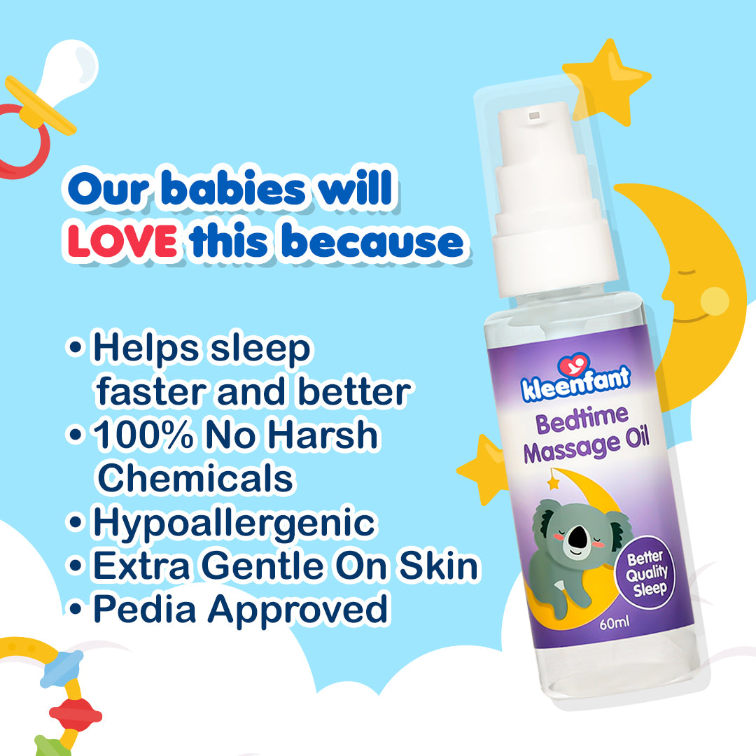 Kleenfant Bedtime Massage Oil 60ml