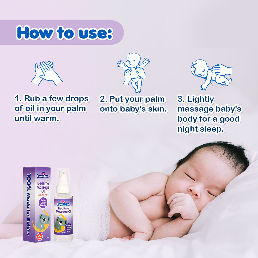 Kleenfant Bedtime Massage Oil 60ml