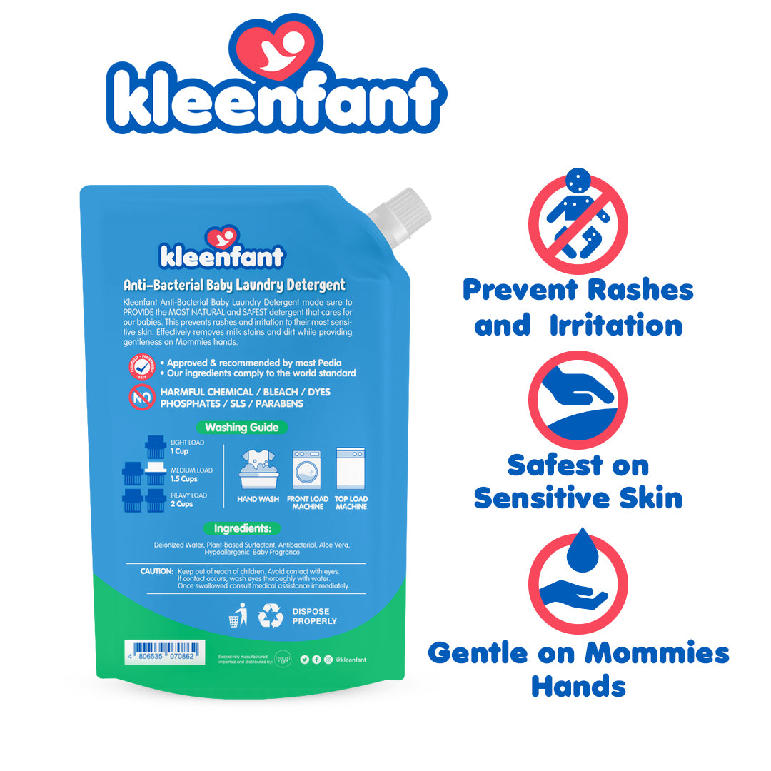 Antibacterial Baby Laundry Detergent Refill (1100 ml)
