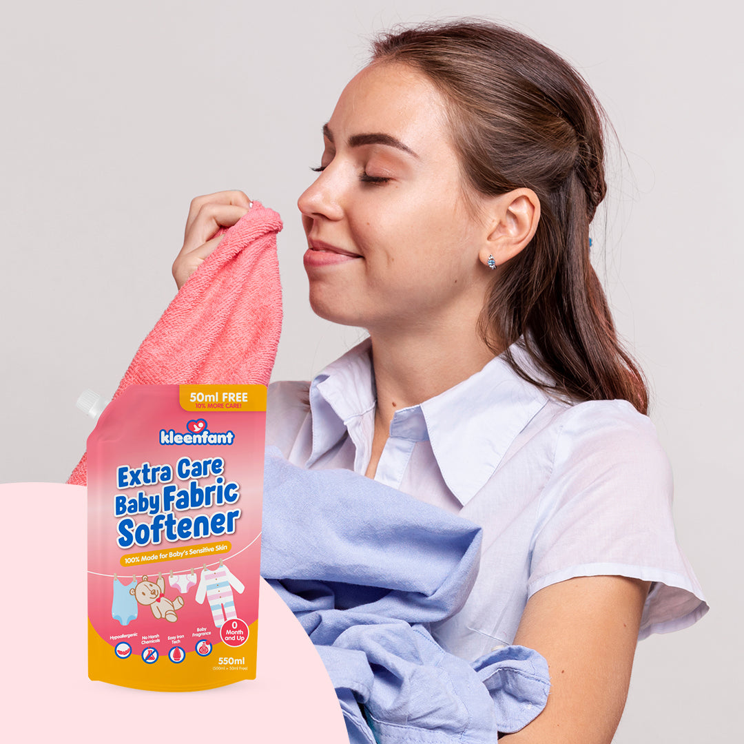 Kleenfant Extra Care Baby Fabric Softener (550ml) Refill Pack