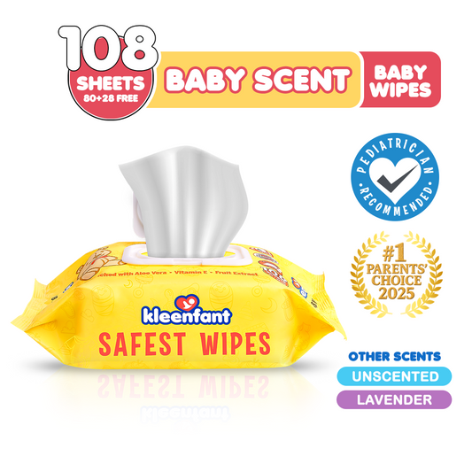 Kleenfant Baby Scent Scented Baby Wipes 108 sheets Pack of 1
