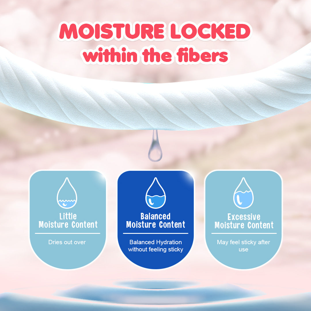 Kleenfant Cherry Blossom Scent Cleansing Wipes 95 sheets Pack of 1