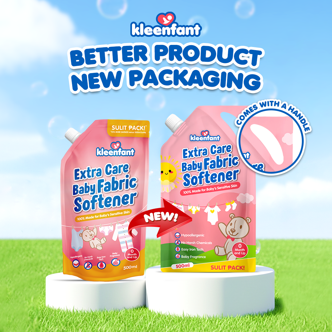 Kleenfant Extra Care Baby Fabric Softener (550ml) Refill Pack