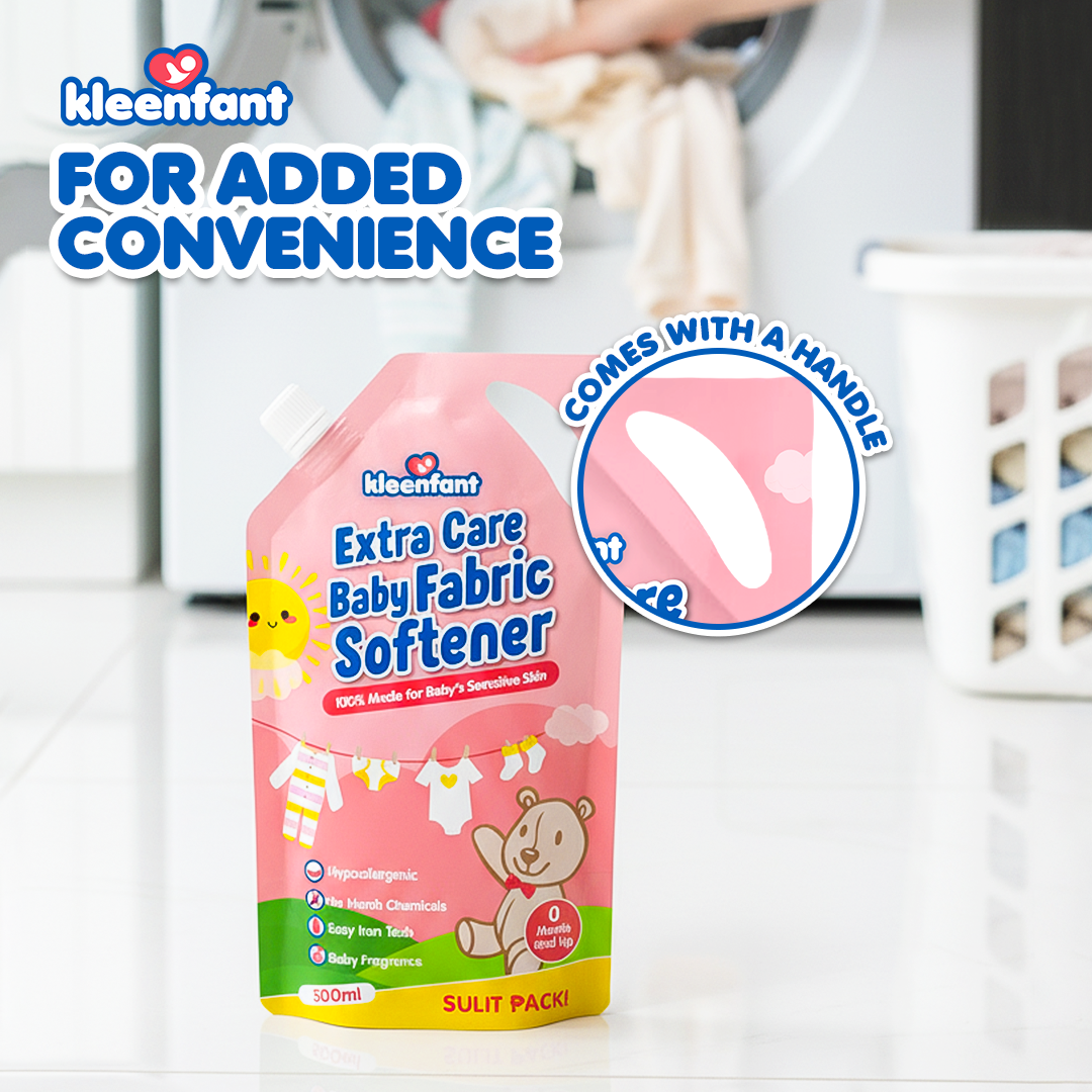 Kleenfant Extra Care Baby Fabric Softener (550ml) Refill Pack