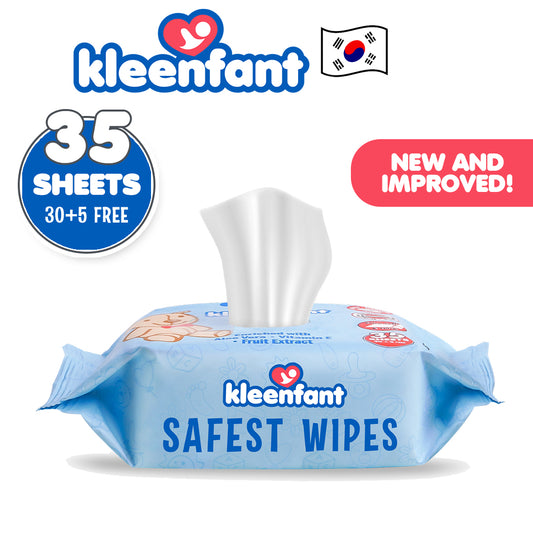 Kleenfant Unscented Baby Wipes 35 sheets Pack of 1