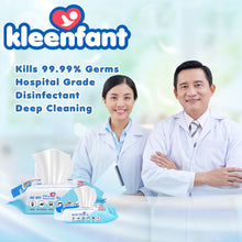 Load image into Gallery viewer, Kleenfant Fresh Scent Anti-bacterial Cleansing Wipes 95 sheets Pack of 5 Disinfecting Wipes
