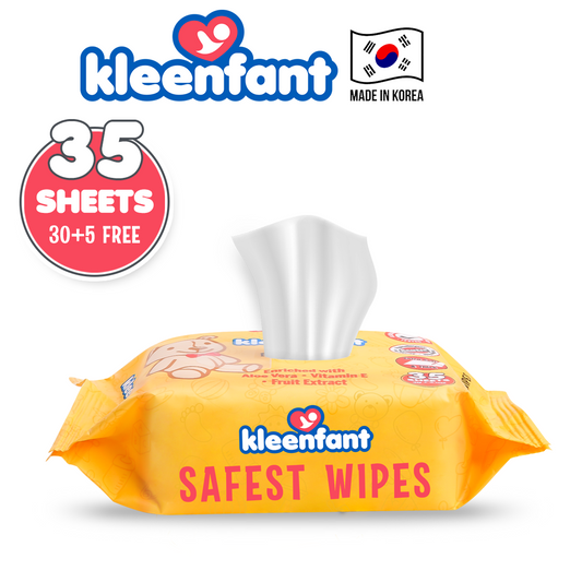 Kleenfant Unscented Baby Wipes 35 sheets Pack of 1