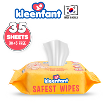 Load image into Gallery viewer, Kleenfant Unscented Baby Wipes 35 sheets Pack of 1
