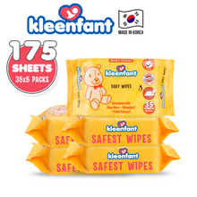 Load image into Gallery viewer, Kleenfant Baby Scent Scented Wipes 35 sheets Pack of 5
