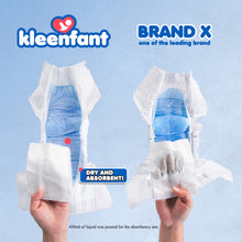 Load image into Gallery viewer, Kleenfant Diaper for Baby Taped Newborn Pack of 2, 60 pad Baby Needs Korean Diaper New Born Babies

