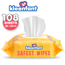 Load image into Gallery viewer, Kleenfant Baby Scent Scented Baby Wipes 108 sheets Pack of 1
