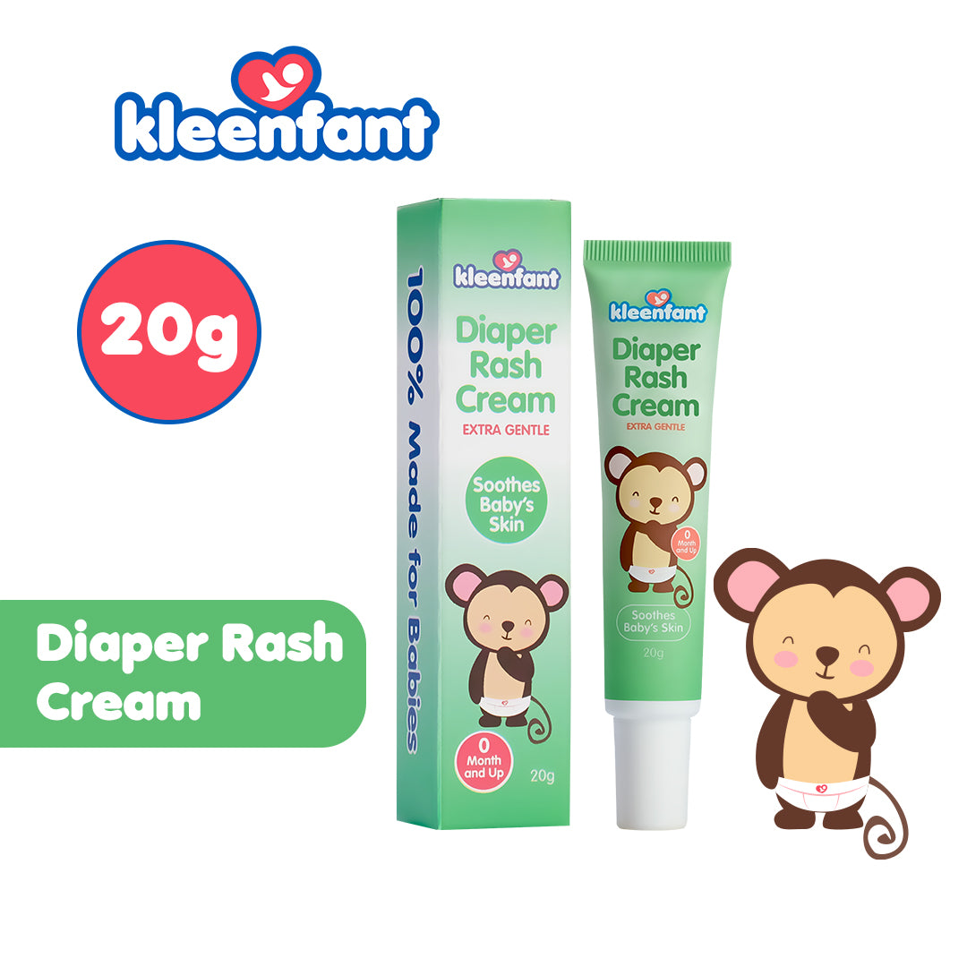 Kleenfant Diaper Rash Cream 20g Pack of 2 Hypoallergenic Baby Needs Skin Care Babies Nappy Rashes