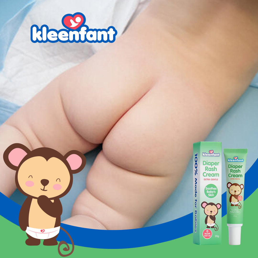 Kleenfant Diaper Rash Cream (20g) Hypoallergenic Baby Needs Skin Care for Babies Nappy Rashes