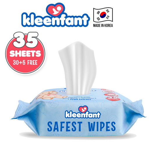 Kleenfant Unscented Baby Wipes 35 sheets Pack of 1