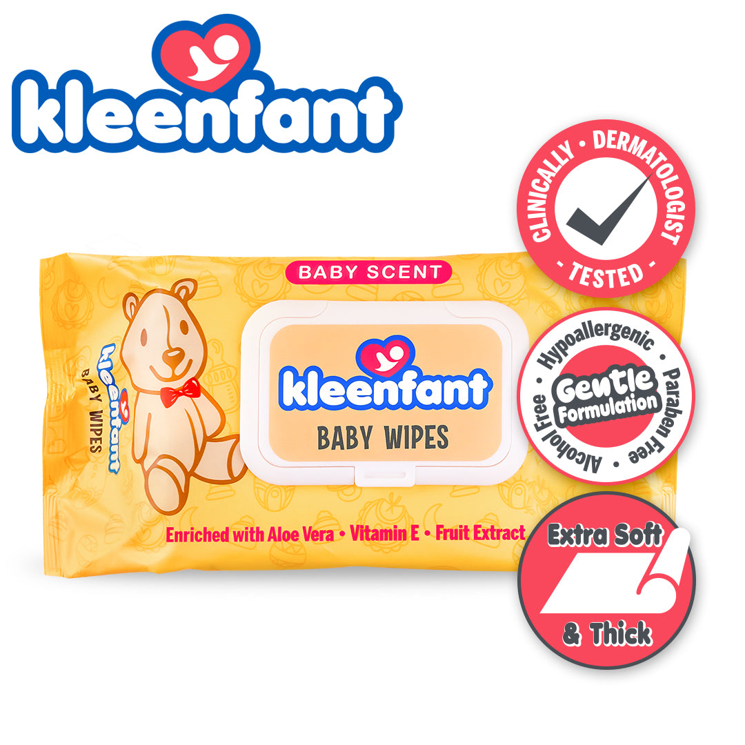 Kleenfant Baby Scent Scented Wipes 108 sheets Pack of 3