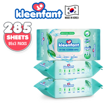 Load image into Gallery viewer, Kleenfant Icy Cool Cleansing Wipes 95 Sheets Pack of 3
