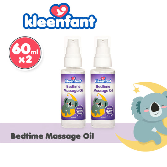 Kleenfant Bedtime Massage Oil 60ml (Bottle of 2)