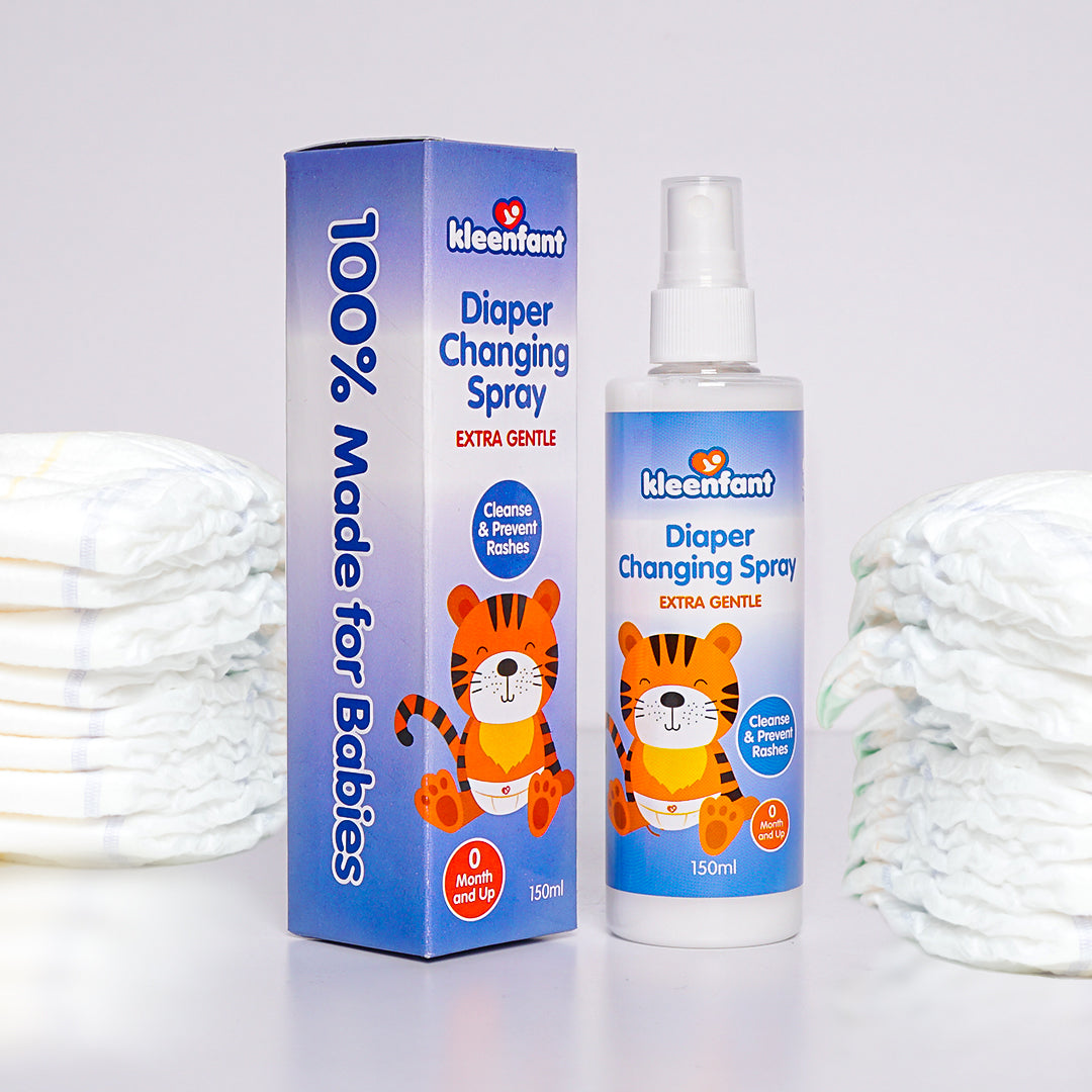 Kleenfant Diaper Changing Spray 150ml (Bottle of 2)