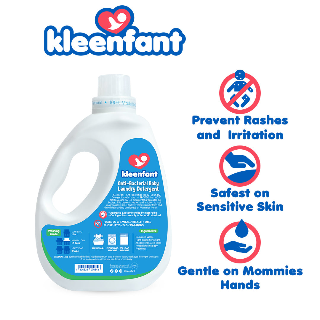 Kleenfant Antibacterial Baby Laundry Detergent 1L