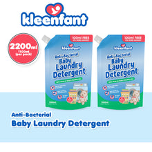 Load image into Gallery viewer, Antibacterial Baby Laundry Detergent Refill (1100 ml) Pack of 2
